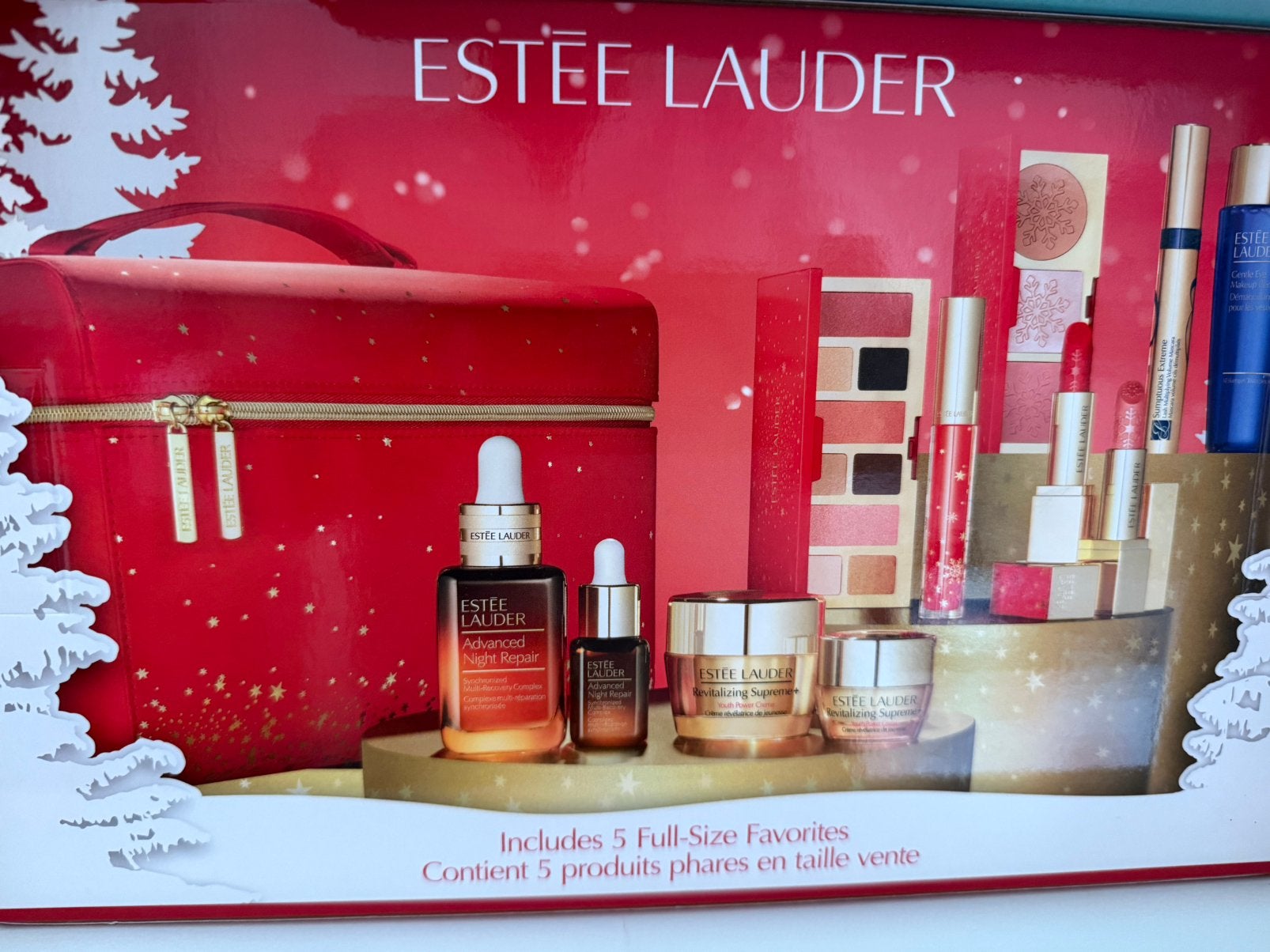 Estée Lauder Holiday/Blockbuster-set met 11 beautyfavorieten, Ophalen of Verzenden, Nieuw, Rood, Lippen