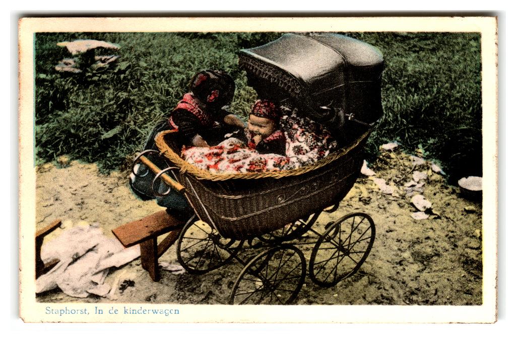 Staphorst, In de kinderwagen, Verzenden, 1940 tot 1960, Gelopen, Overijssel