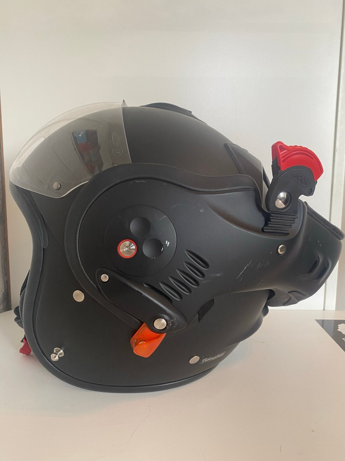 ROOF Boxxer V8 Alpha Helm Maat M - Inclusief Vizier, Overige merken, M, Systeemhelm, Ophalen of Verzenden