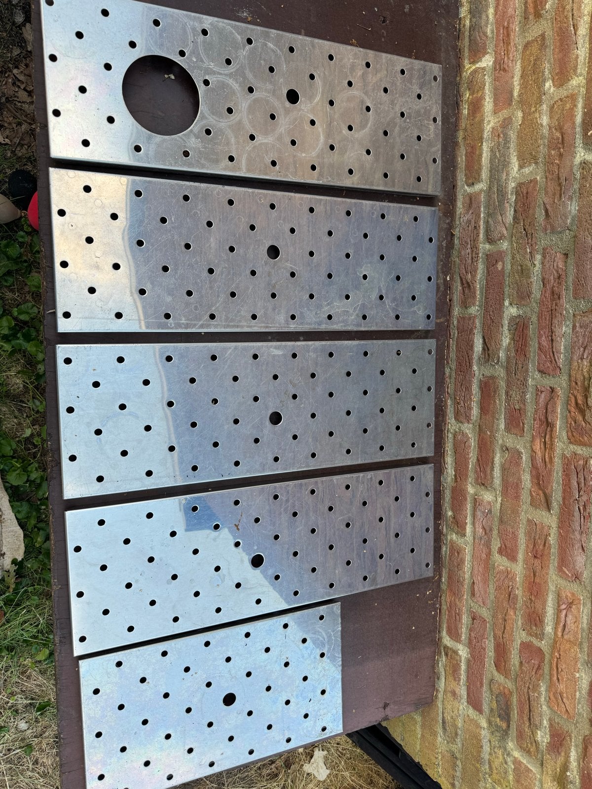 Metalen bar panelen - Ideaal voor horeca of thuisbar, Huis en Inrichting, Barren, Ophalen of Verzenden, Gebruikt