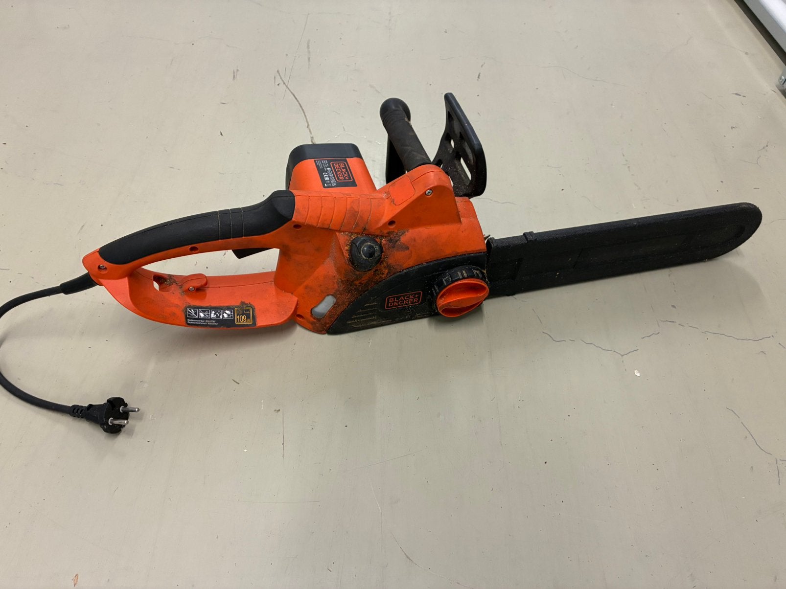 Elektrische kettingzaag, Tuin en Terras, Ophalen, Gebruikt, Boomzaag