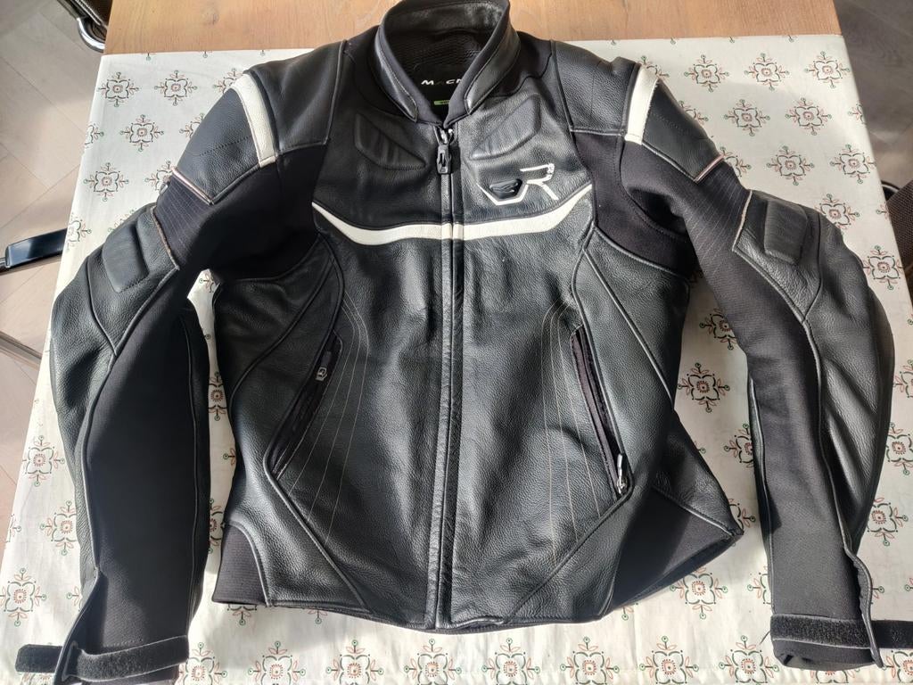 Leren jas Macna, maat 52, Motoren, Kleding | Motorkleding, Heren, Jas | leer, Ophalen of Verzenden, Tweedehands