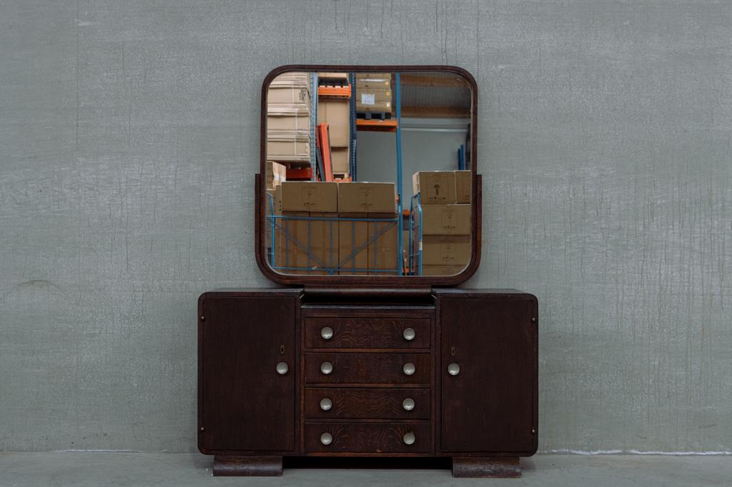 1930s art decl grand vanity, Ophalen of Verzenden, Zo goed als nieuw