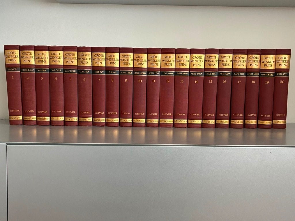 Complete Grote Winkler Prins Encyclopedie ,20 delen ,7e druk, Boeken, Encyclopedieën, Ophalen, Complete serie, Zo goed als nieuw