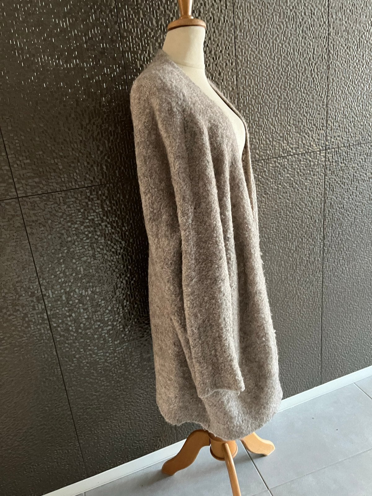 Oui vest - Luxe editie vest in beige/bruin, Ophalen of Verzenden, Gedragen, Maat 46/48 (XL) of groter, Beige