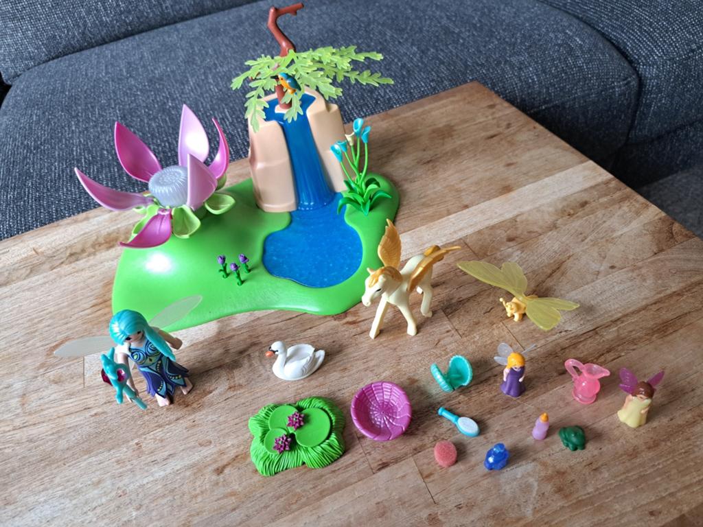 Playmobil Feeënwereld met waterval 9135, Ophalen of Verzenden, Zo goed als nieuw