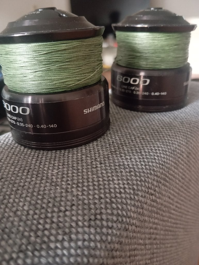 Fox rage warrior deadbait Shimano baitrunner DL6000 BR, Ophalen, Zo goed als nieuw, Complete set