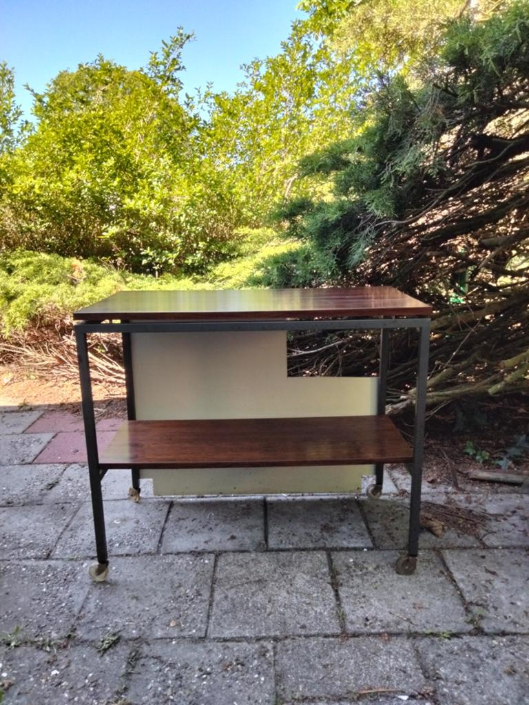 Retro tv meubel. Afm 80 cm breed. Op 70 cmhoog. 40 cm diep., Gebruikt, 50 tot 100 cm, Ophalen, Overige houtsoorten