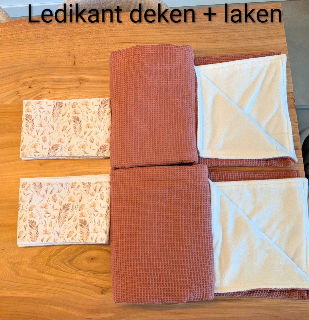 Complete baby beddengoed set – ledikant & co-sleeper, Ophalen, Zo goed als nieuw, 100 cm of meer, Deken