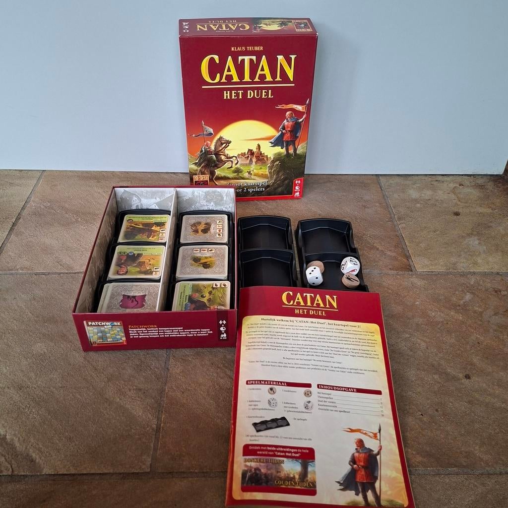 Catan Groot Kaartspel - Het Duel, Hobby en Vrije tijd, Gezelschapsspellen | Kaartspellen, Een of twee spelers, Ophalen of Verzenden