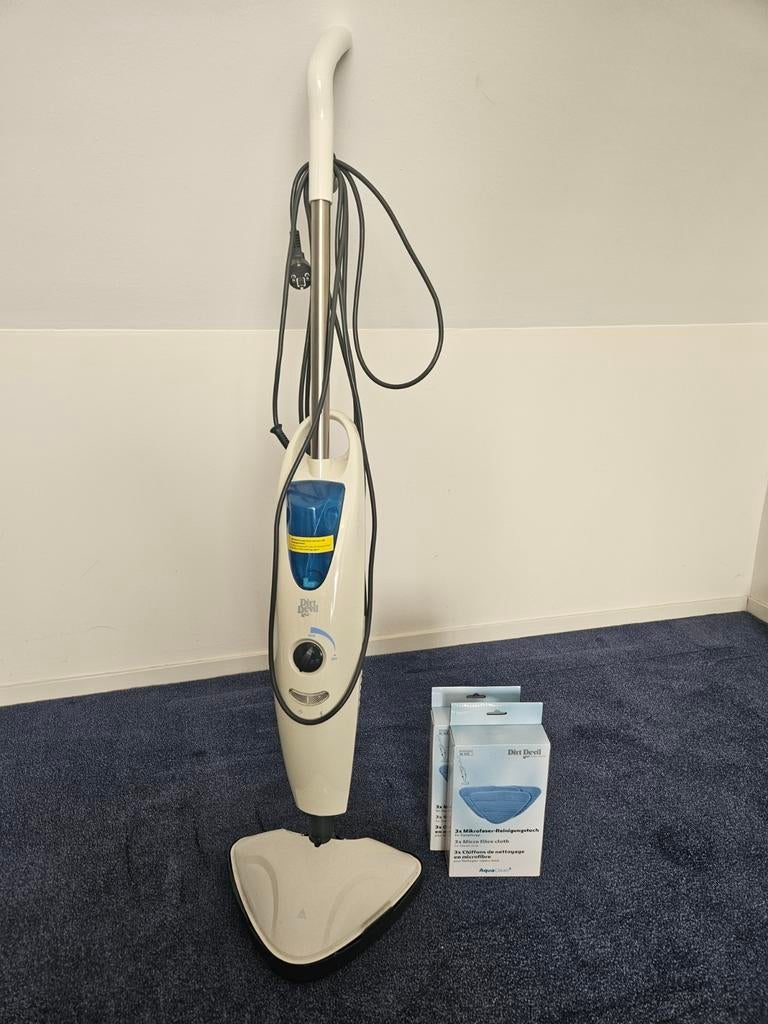 Dirt Devil Vloer Stoomreiniger met nieuwe microvezeldoeken, Witgoed en Apparatuur, Ophalen, Gebruikt