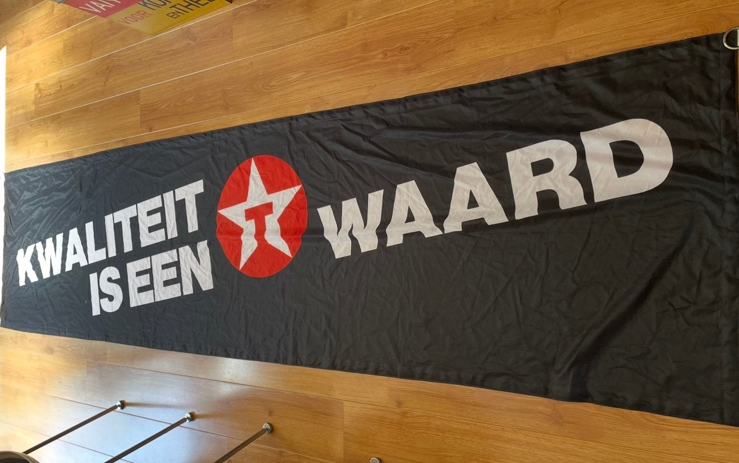 Texaco banner, Verzamelen, Ophalen of Verzenden, Zo goed als nieuw, Reclamebord