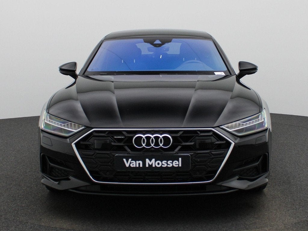 Audi A7 Sportback 50 TFSI e quattro Pro Line S 299 PK | S-Li, Auto's, Audi, 12 maanden, Gebruikt, 4 cilinders, Zwart