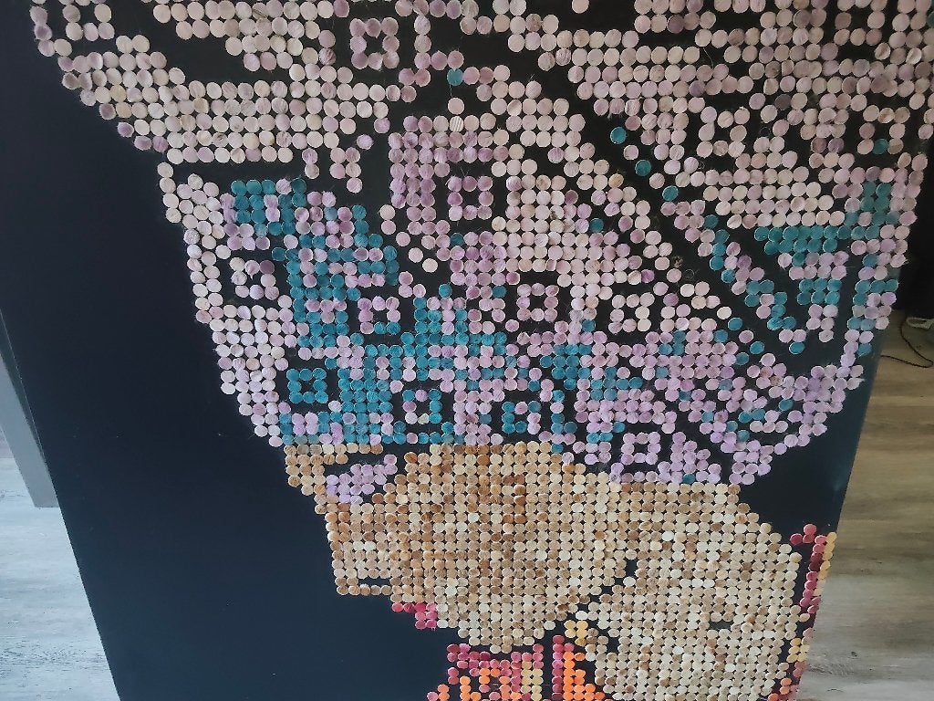 Te koop zo goed als nieuw schilderij/canvas doek, Ophalen, Op houten frame, Olieverf, Overige materialen