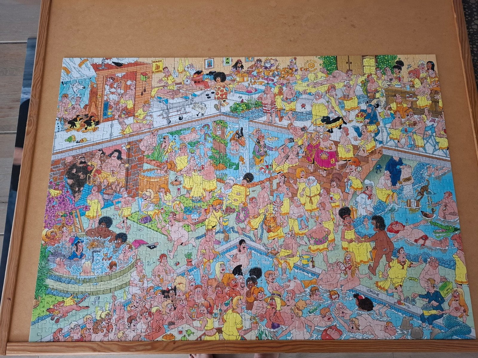 Jvan Haasteren puzzel. Op hete kolen., Ophalen, 500 t/m 1500 stukjes, Zo goed als nieuw, Legpuzzel