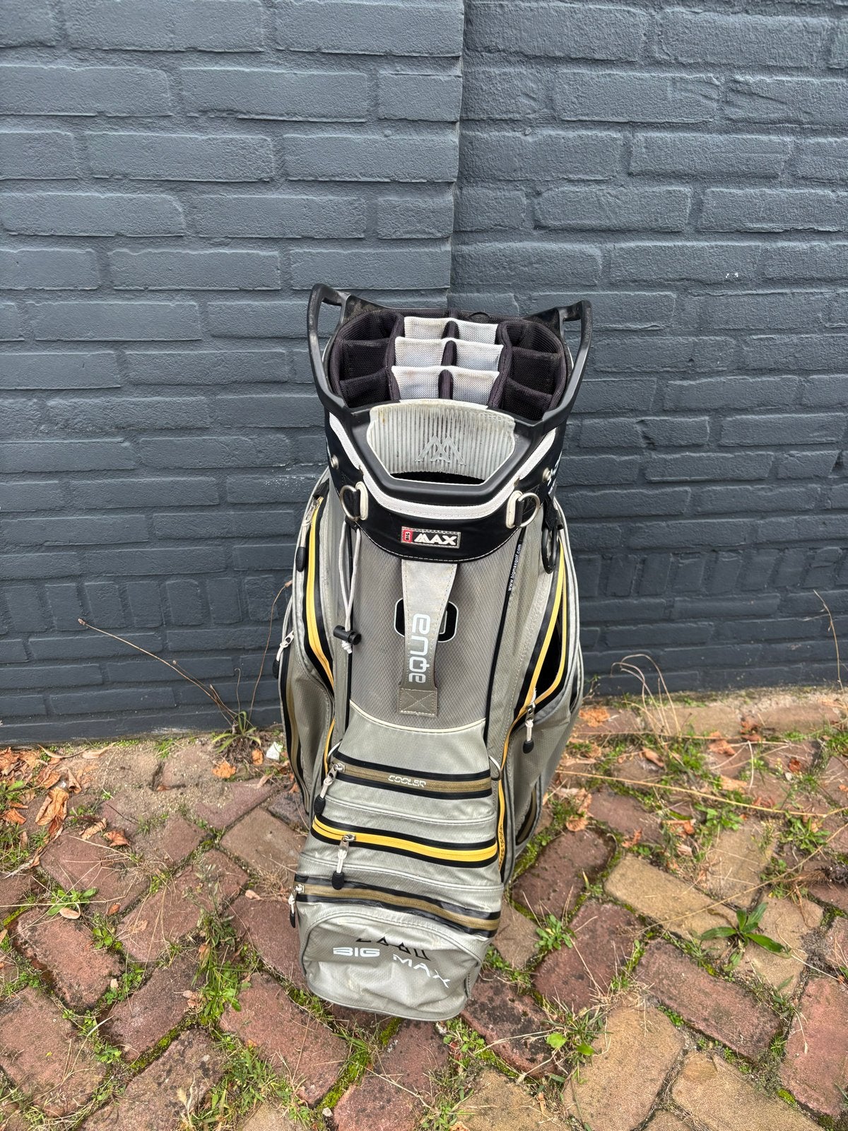 Big Max Aqua Tour 4.0 Golftas - Grijs/Geel, Ophalen of Verzenden, Gebruikt, Tas, Overige merken