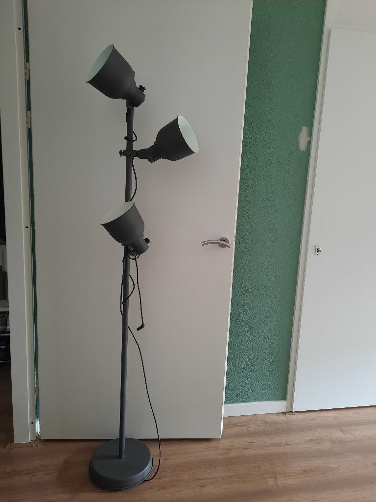 Vloerlamp, Ophalen, Zo goed als nieuw, E14 (klein), 150 tot 200 cm