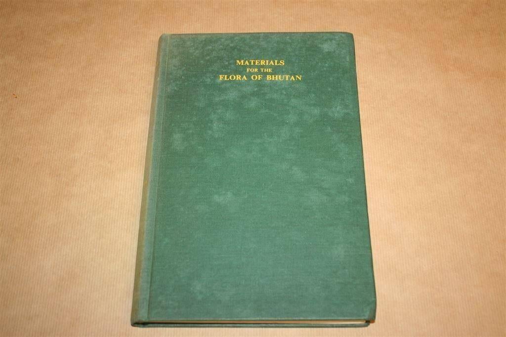 Materials for the Flora of Bhutan [Records Botanical Survey], Ophalen of Verzenden, Gelezen, Bloemen, Planten en Bomen