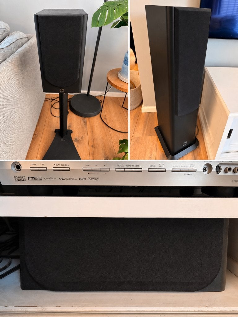 Phonar P200 UK Speakerset 2x Front, 2x Back & Center speaker, Overige merken, Gebruikt, Speakerset, Ophalen of Verzenden