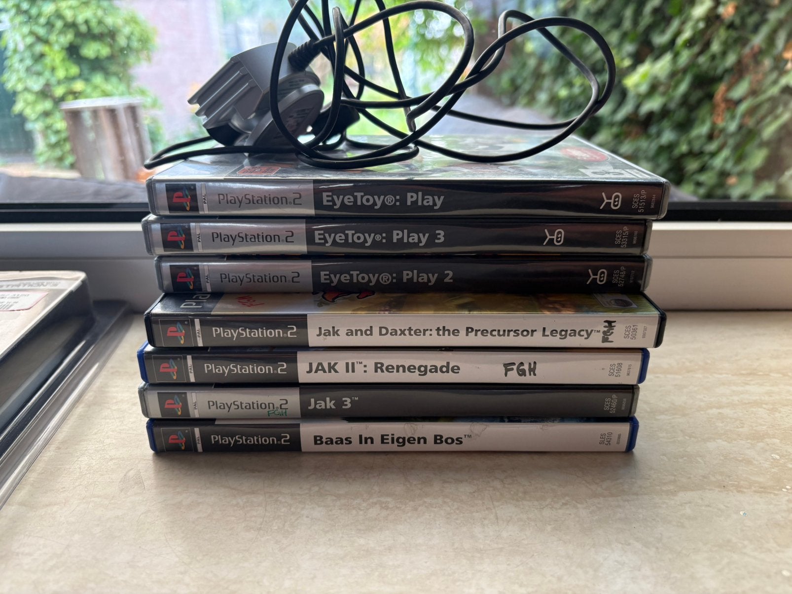 Zeven PS2 games, Ophalen, Gebruikt
