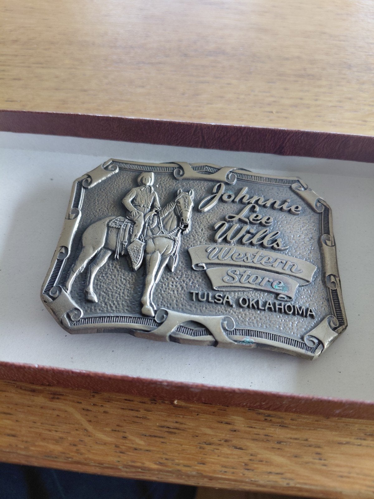 Vintage Johnnie Lee Wills Western Store Riemgesp, Kleding | Dames, Riemen en Ceinturen, Losse buckle of gesp, Overige kleuren