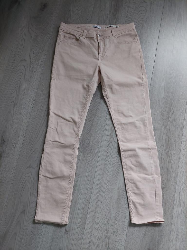 Miss Etam broek maat 38 slim fit medium waist, Maat 38/40 (M), Ophalen of Verzenden, Roze, Miss Etam