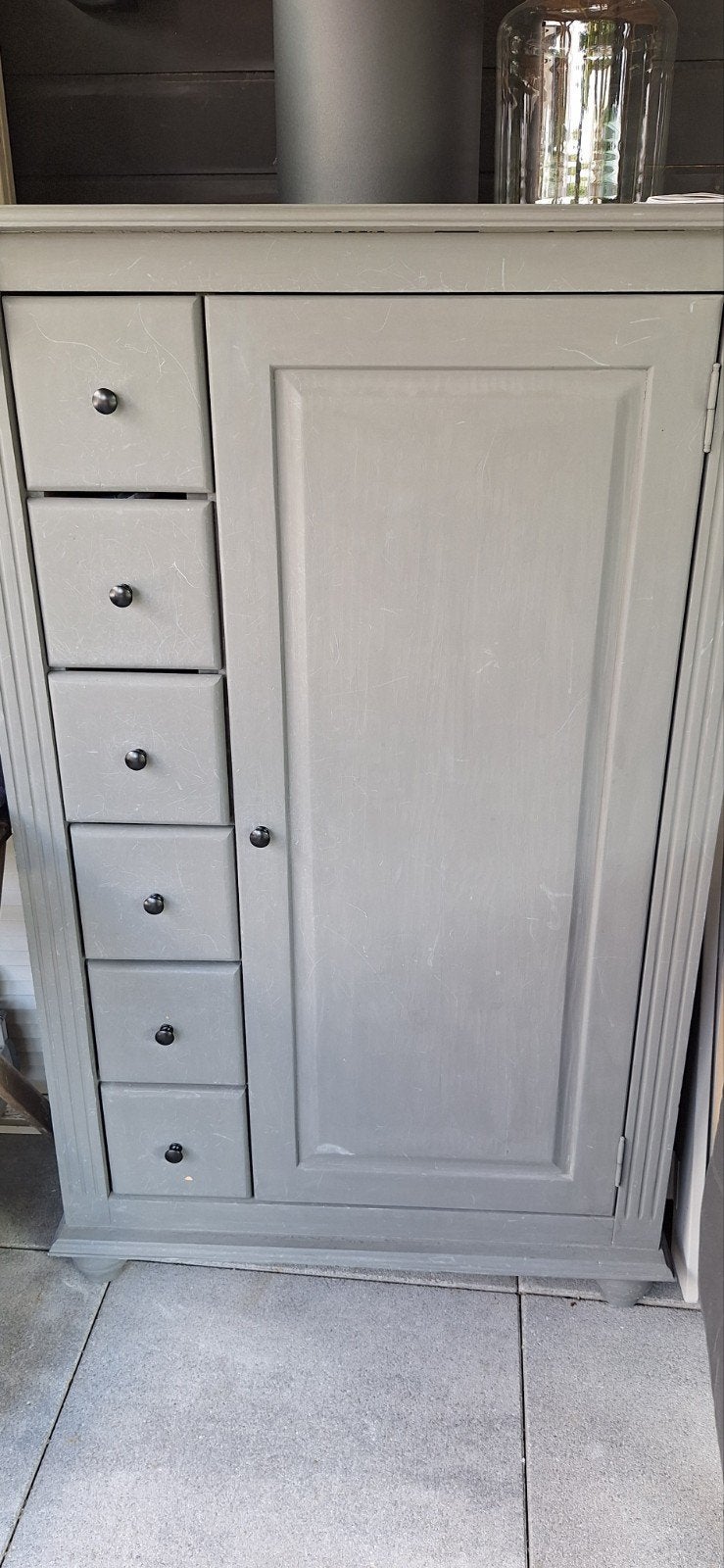Meidenkast, Ophalen, Gebruikt, Met deur(en), 100 tot 150 cm