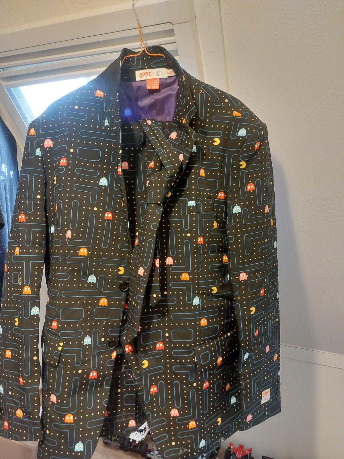Opposuits Pac-Man pak - Maat 52/54 (L), Maat 52/54 (L), Meerkleurig, Opposuits, Ophalen of Verzenden