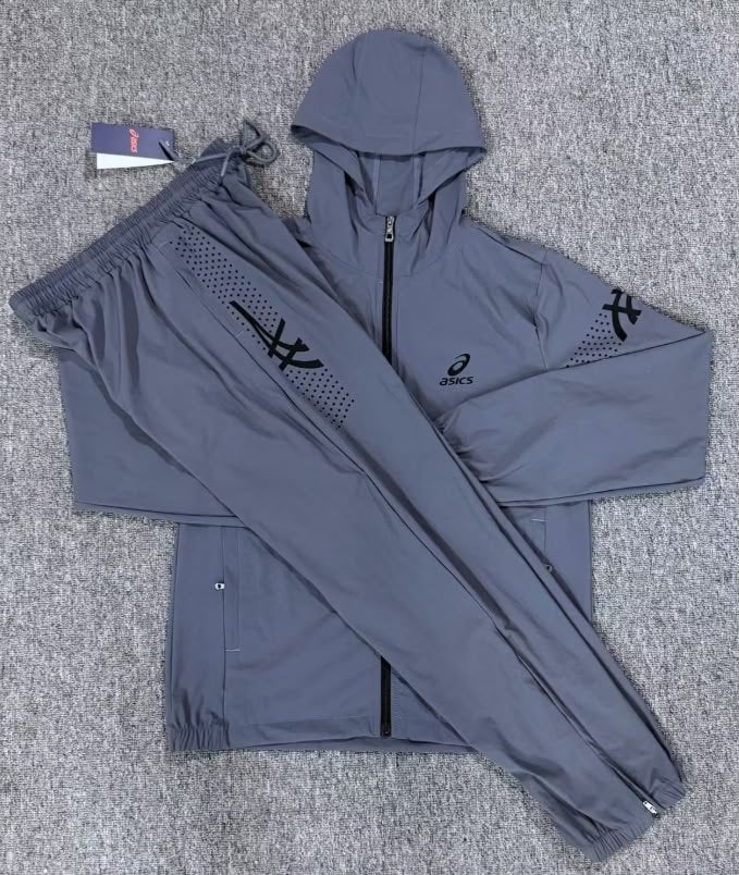 Nieuwe asics trainingspak, Maat 48/50 (M), Nieuw, Ophalen of Verzenden, Grijs