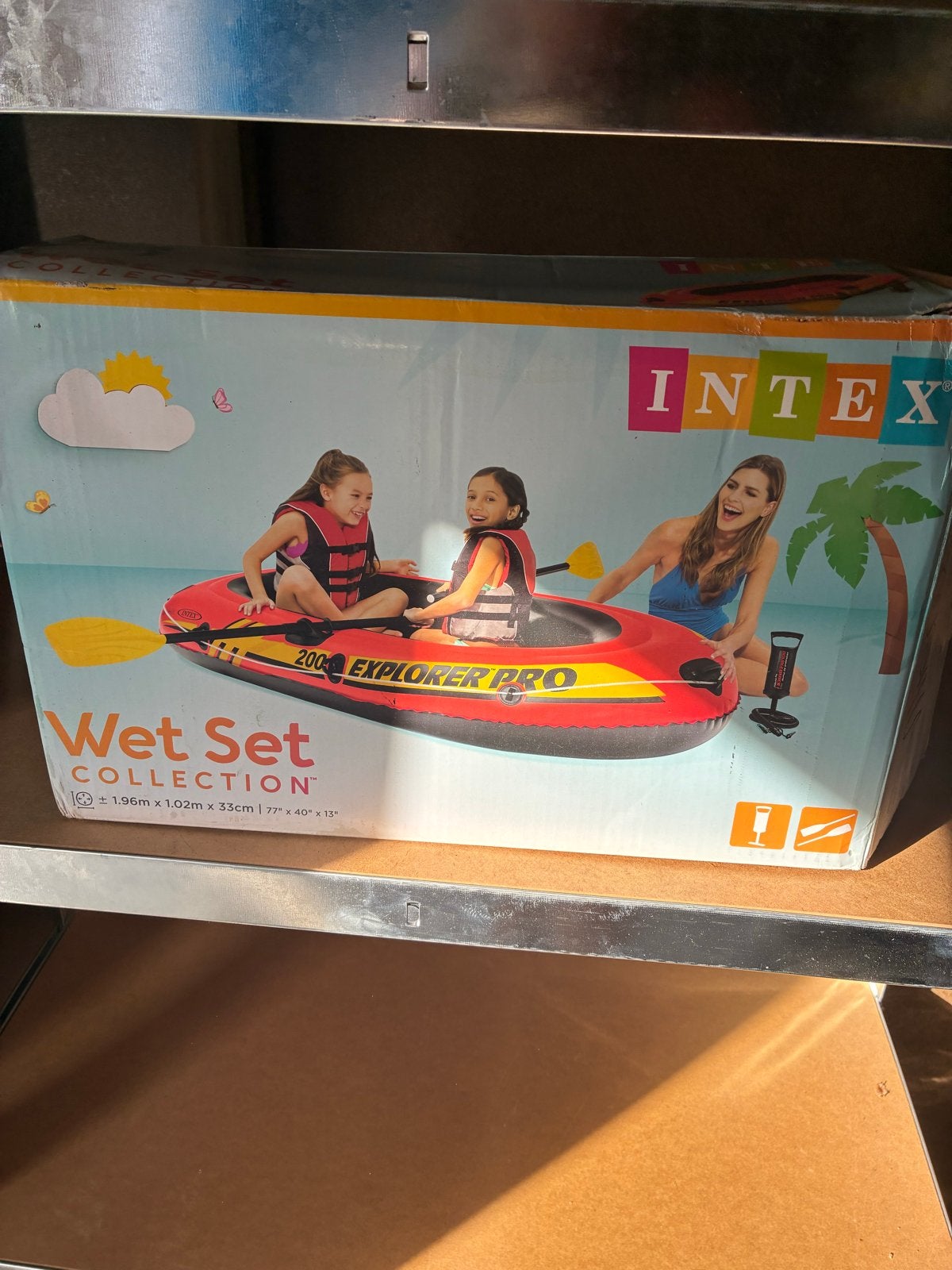Intex Explorer Pro 200 Opblaasboot - Wet Set Collection, Ophalen, Nieuw