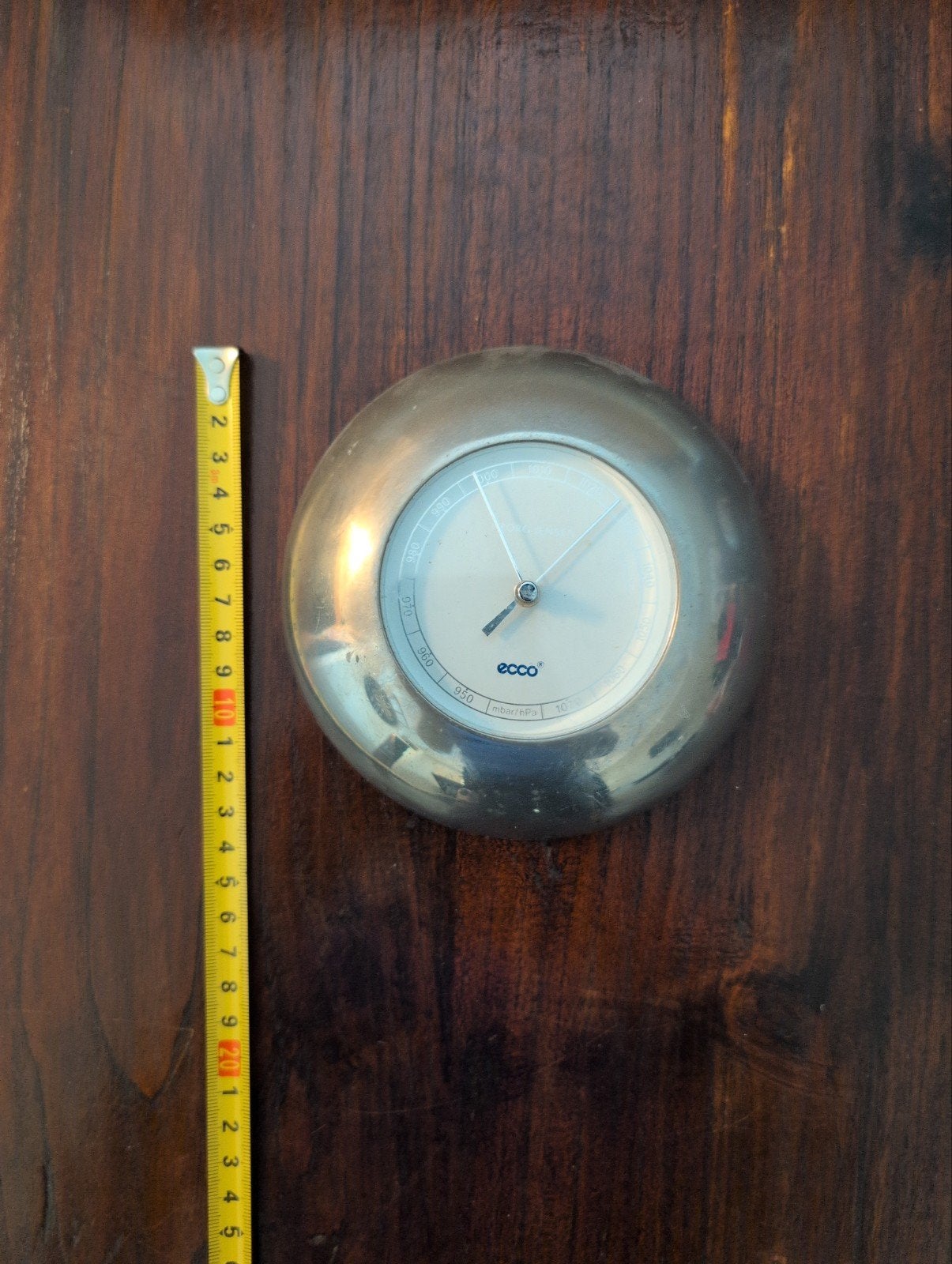 Georg Jensen ECCO Barometer - Design Andreas Mikkelsen, Ophalen of Verzenden, Gebruikt, Barometer