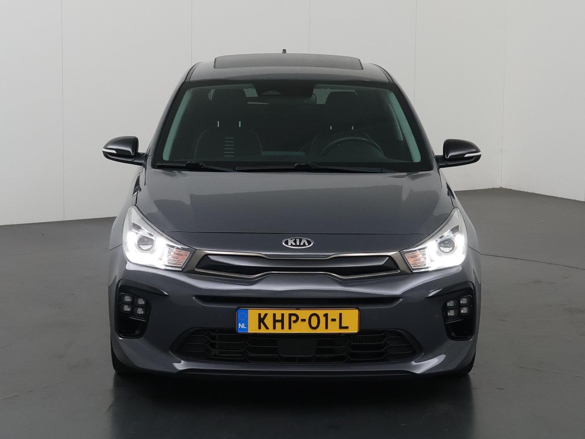 Kia Rio 1.0 T-GDi MHEV GT-Line | Schuif/Kanteldak | Stoel/St, Auto's, Kia, 450 kg, Gebruikt, Euro 6, Leder en Stof