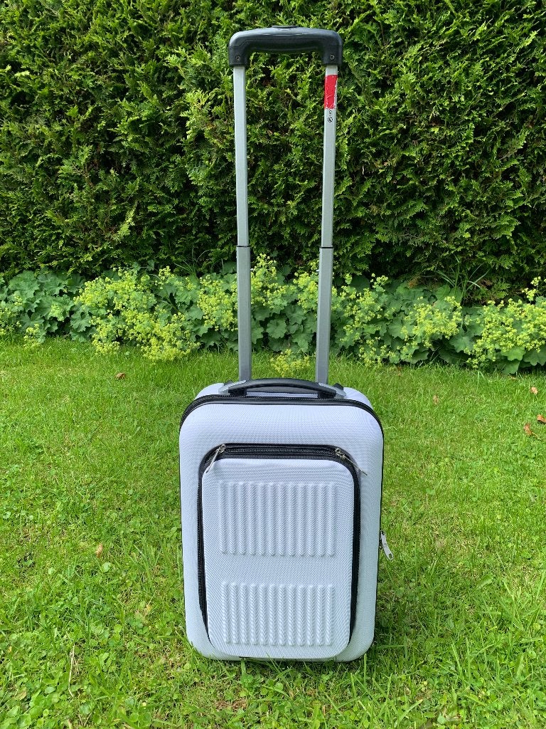 Koffertje  -trolley met extra voorvak, Sieraden, Tassen en Uiterlijk, Koffers, Wieltjes, Hard kunststof, Minder dan 50 cm, Ophalen of Verzenden