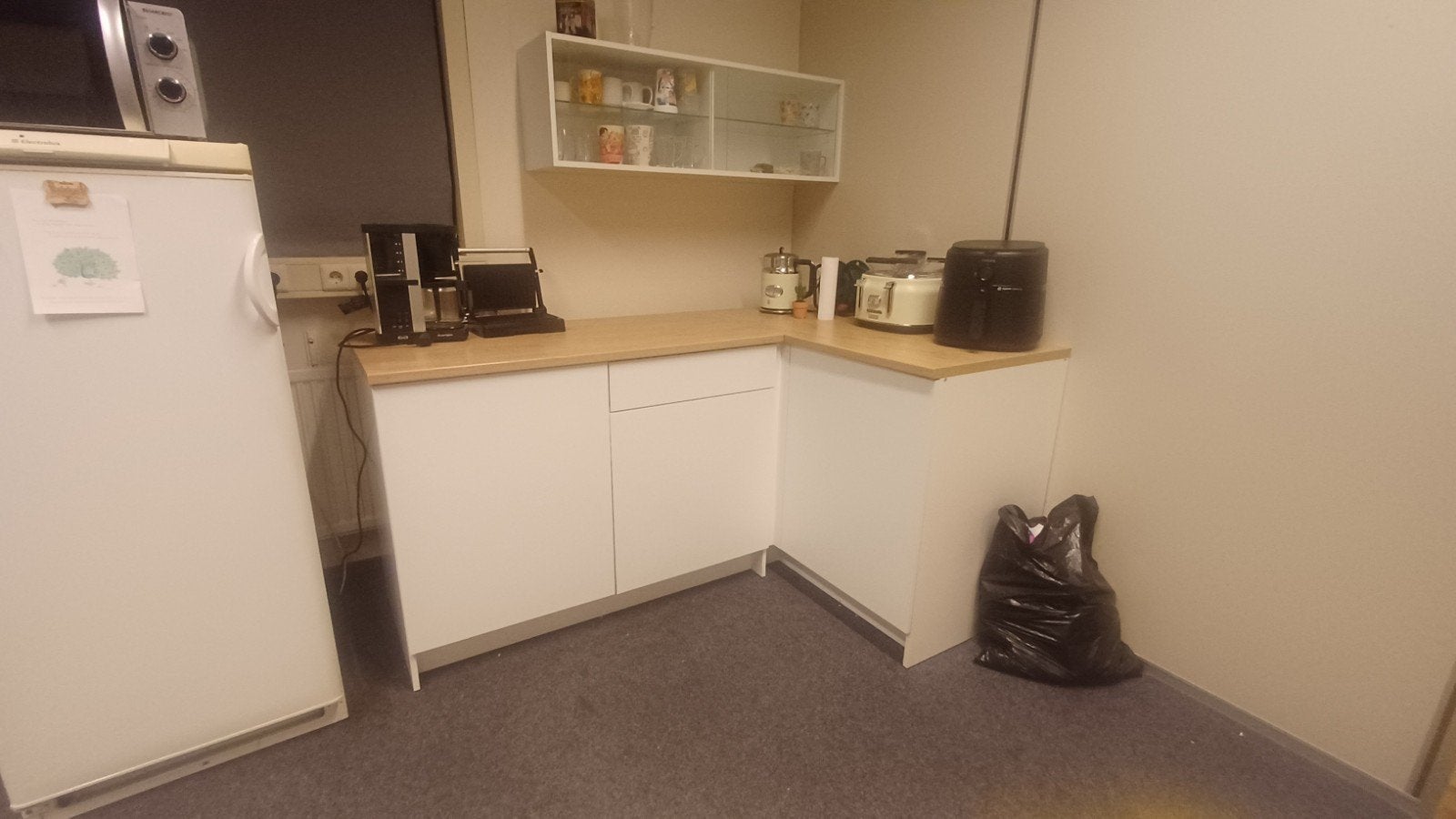 Nieuwe IKEA keuken (6 maanden oud) met/zonder koelkast, Ophalen, Zo goed als nieuw, Grijs