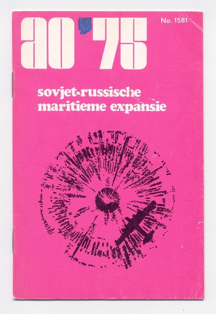 Sovjet-Russische maritieme expansie - onderzeeboot visserij, 20e eeuw of later, Zo goed als nieuw, Azië, J. de Wolf
