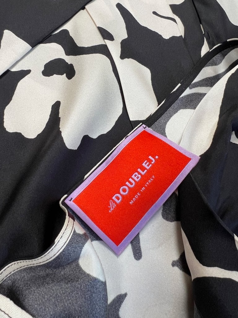 LA DOUBLE J Magnifico dress mt S  zwart wit maxi- TIEN Insta, Kleding | Dames, TIEN concepts, Galajurk, -, Zwart
