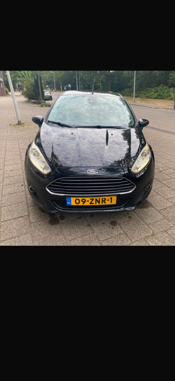 Ford Fiësta 1.0 74KW/100PK 5D 2013 Zwart, Voorwielaandrijving, 40 €/maand, 100 pk, Origineel Nederlands