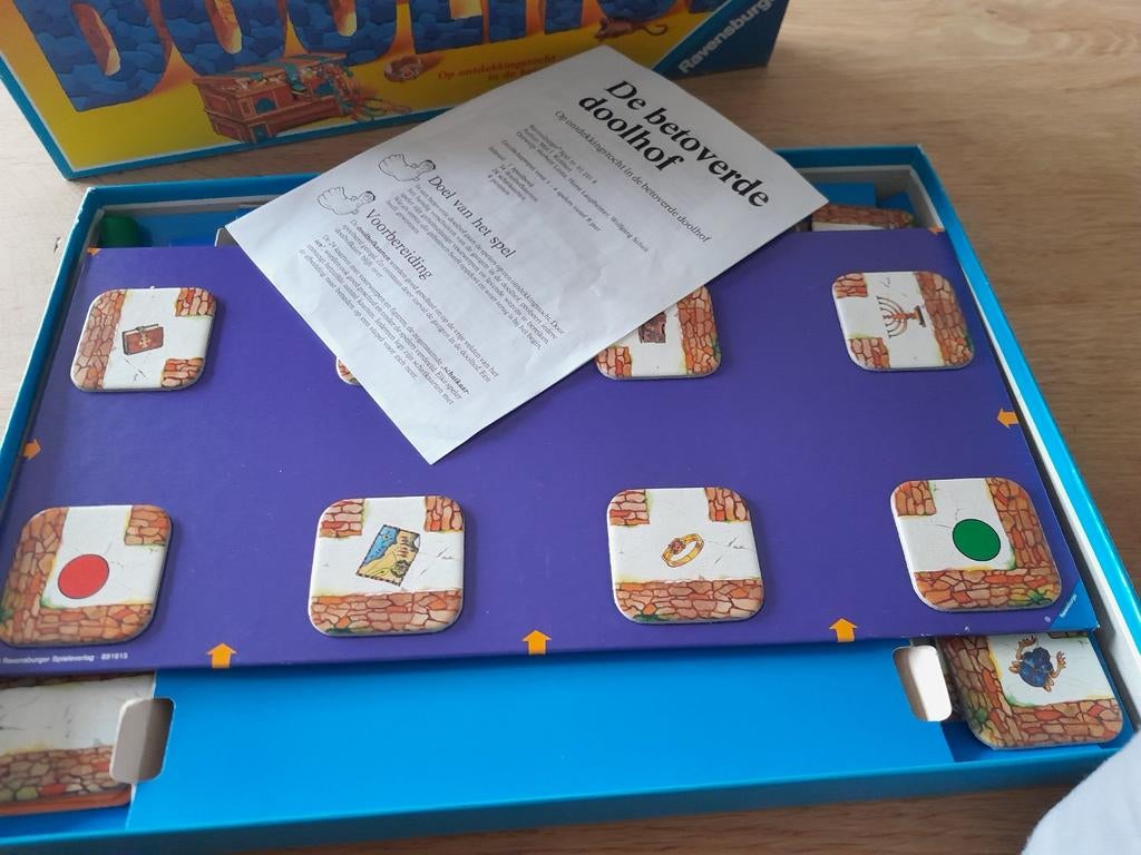 De Betoverde Doolhof - Ravensburger, Hobby en Vrije tijd, Gezelschapsspellen | Bordspellen, Ophalen, Gebruikt, Ravensburger, Een of twee spelers