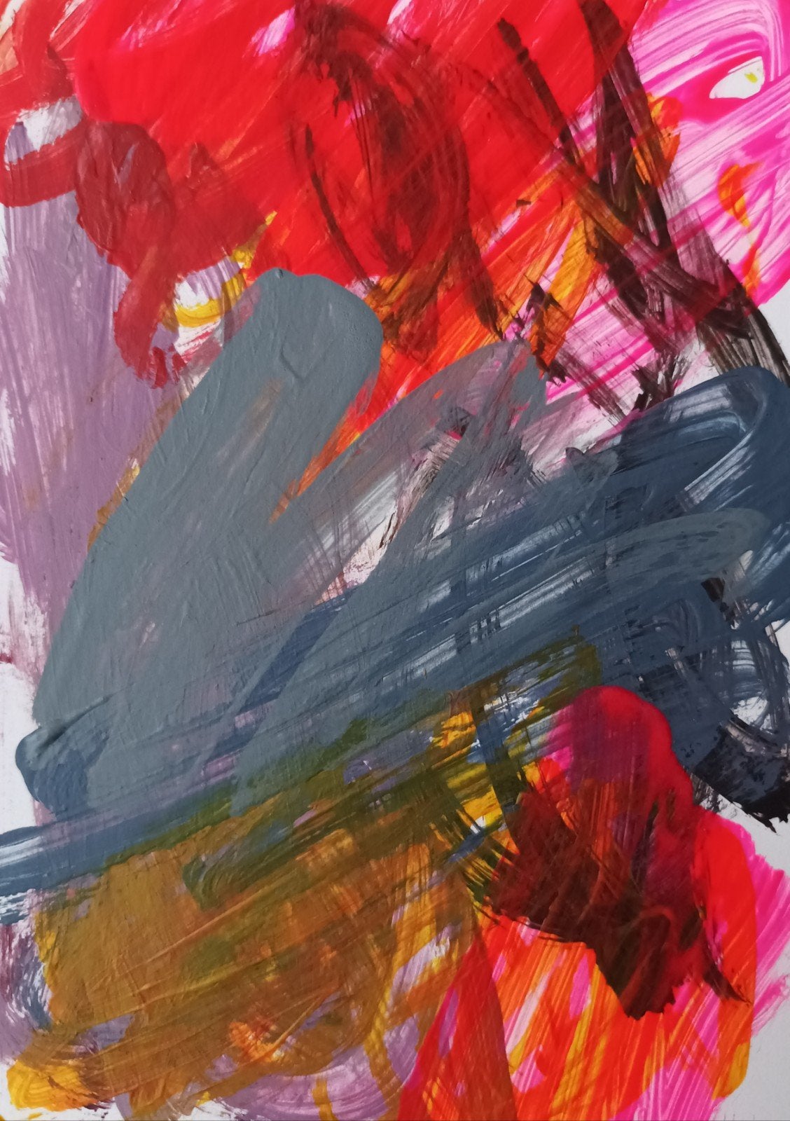 Abstract schilderij, Ophalen of Verzenden