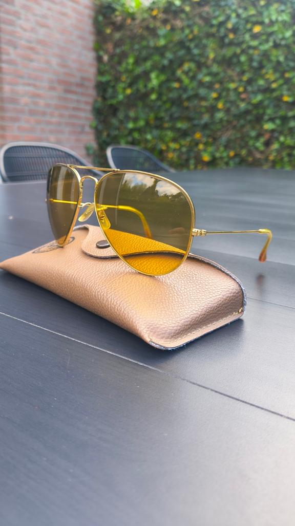 Ray-Ban B&L Ambermatic Aviator uit de jaren '70 - NIEUW!, Ophalen of Verzenden, Zo goed als nieuw, Ray-Ban