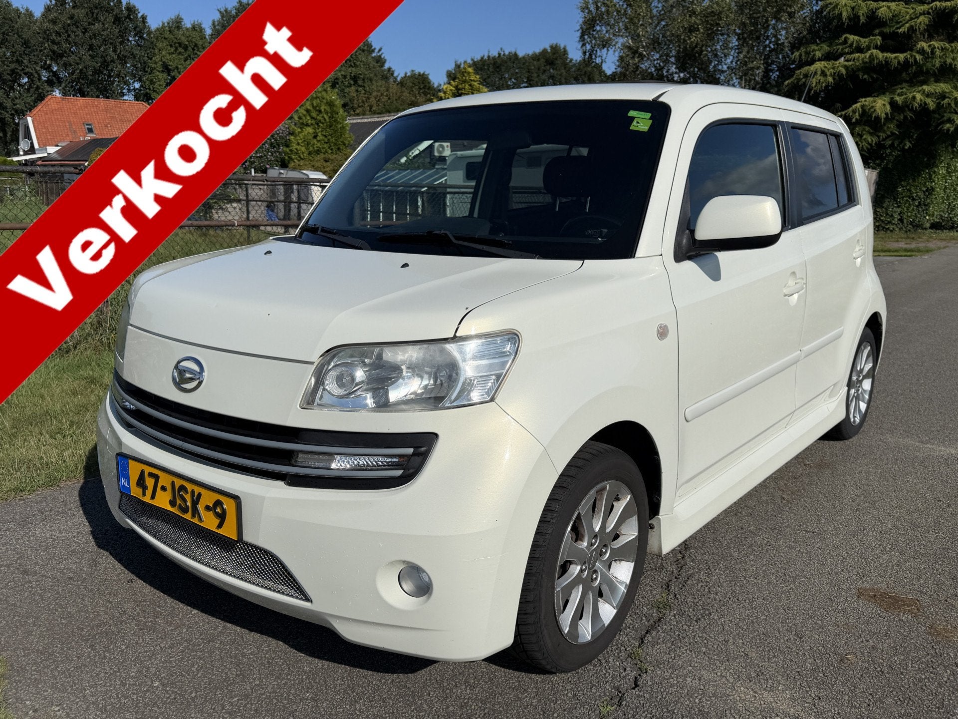 Daihatsu Materia 1.5 Groove Airco/Schuifdak/AUTOMAAT/ NW APK, Auto's, 1025 kg, Zwart, Wit, Origineel Nederlands