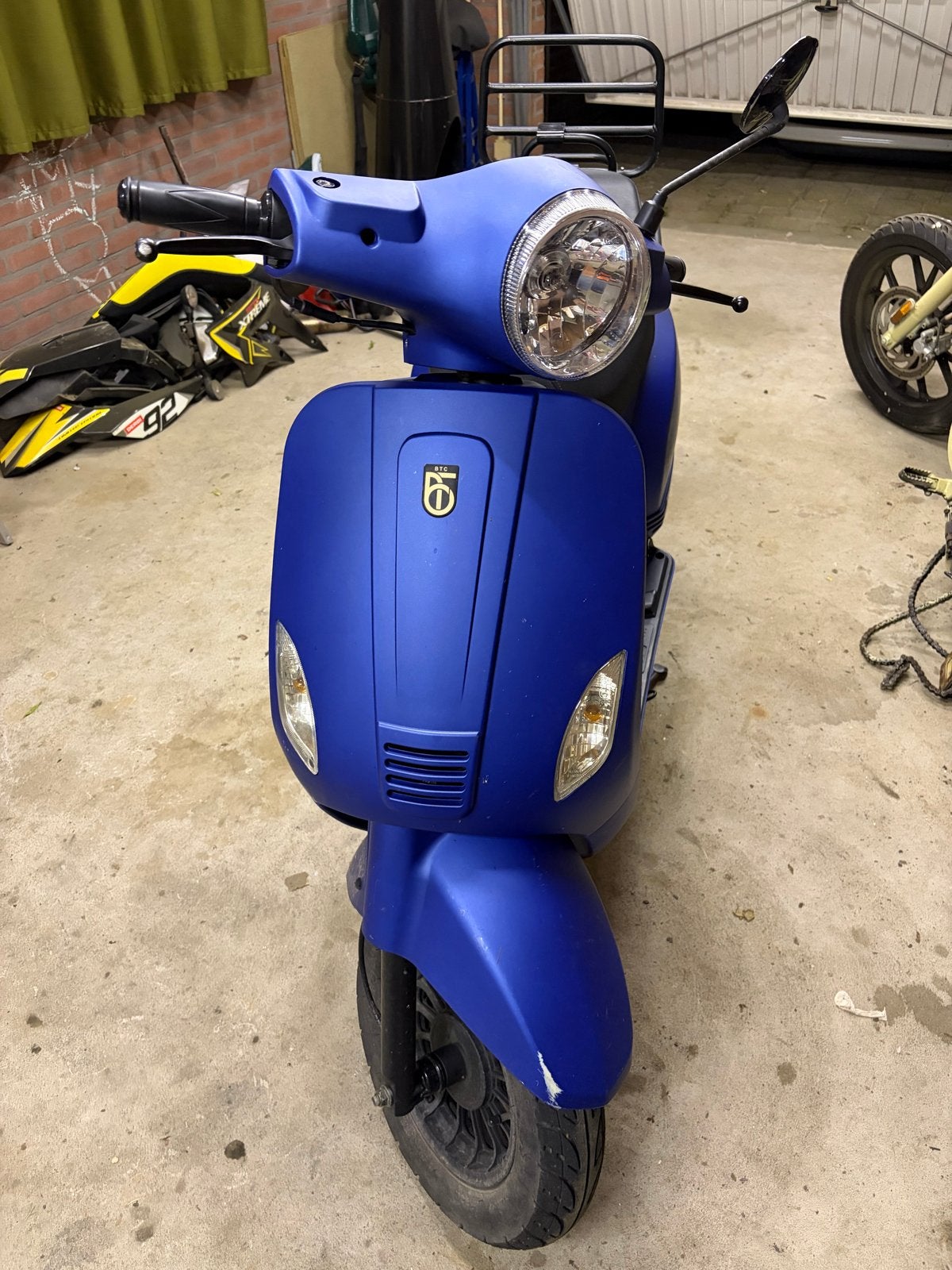 Blauwe BTC Riva Scooter - Goed onderhouden, Ophalen, Gebruikt, Benzine, Overige merken