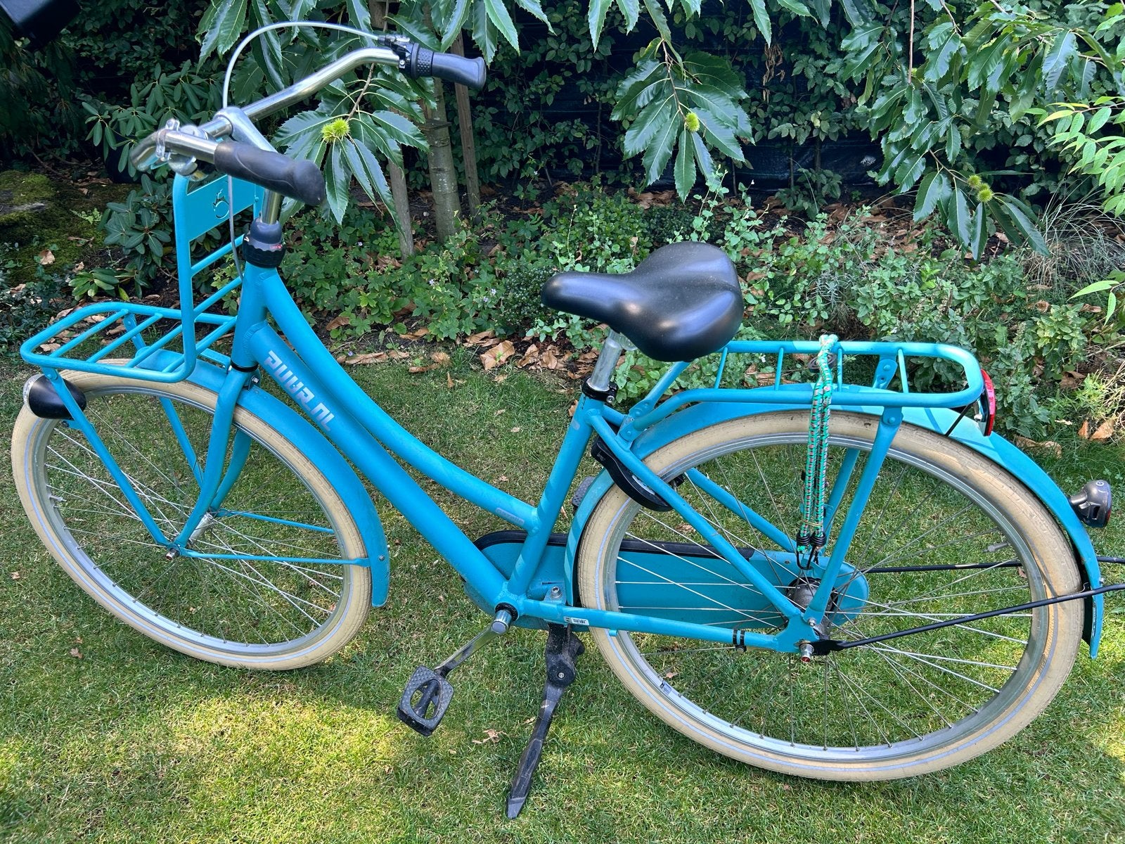 Gazelle Puur NL D46 Transportfiets met transportmand, Ophalen, Terugtraprem, Versnellingen, Zo goed als nieuw