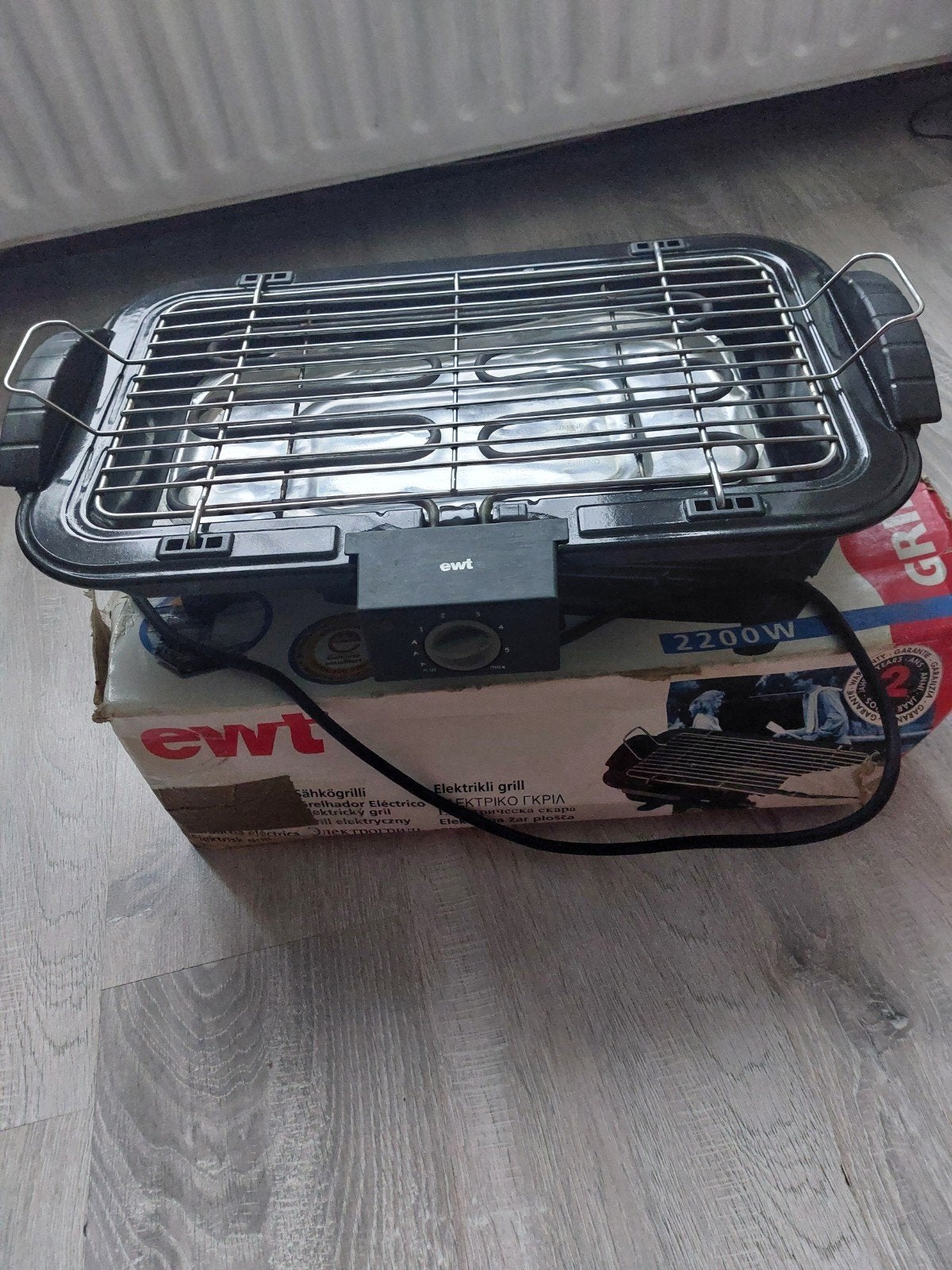 Gebruikte,goedwerkende Electrische TafelGrill/barbecue., Ophalen, Gebruikt