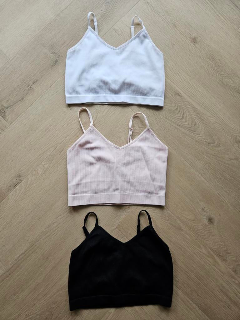 3 topjes/hemdjes van Primark maat xs, Primark, Ophalen of Verzenden, Roze, BH