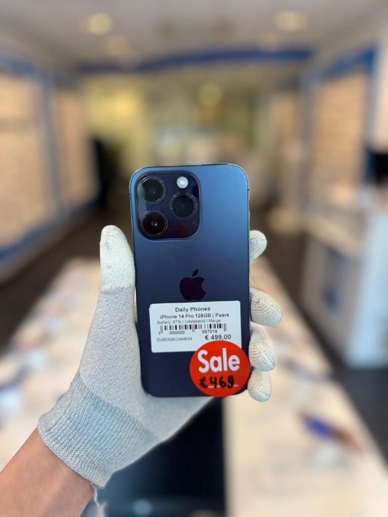 Zo goed als nieuw Apple iPhone 14 Pro 128GB, Ophalen of Verzenden, Zo goed als nieuw