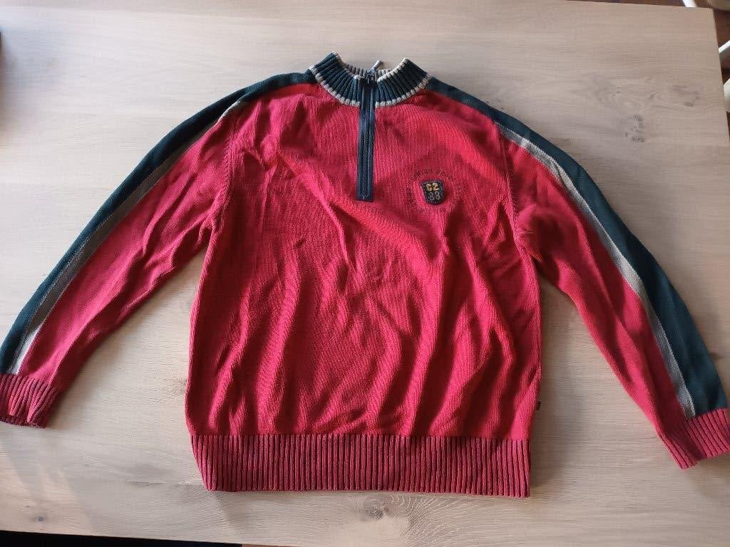 Collumn rode trui rood maat XL katoen katoenen heren mannen, Kleding | Heren, Maat 56/58 (XL), Ophalen of Verzenden, Collumn, Gedragen
