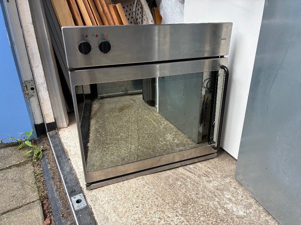 ATAG inbouw oven RVS (OX2011AL), Ophalen, 50 tot 55 cm, Gebruikt, Oven