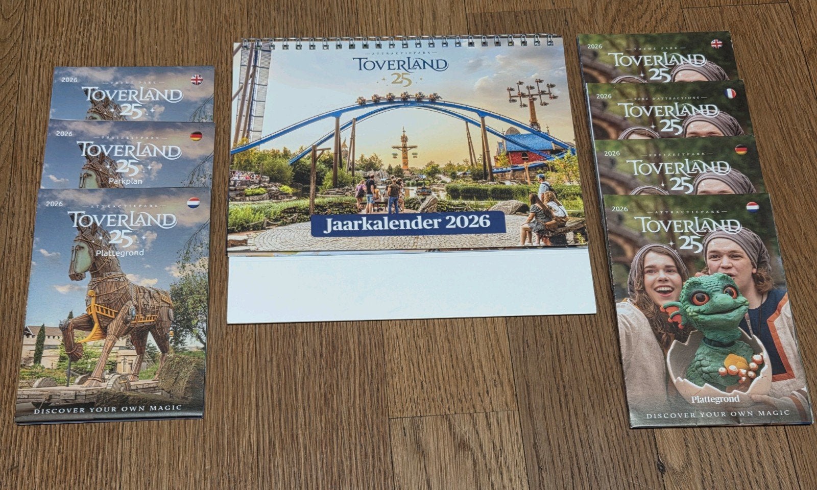 Toverland plattegronden en kalender., Verzamelen, Ophalen of Verzenden, Nieuw