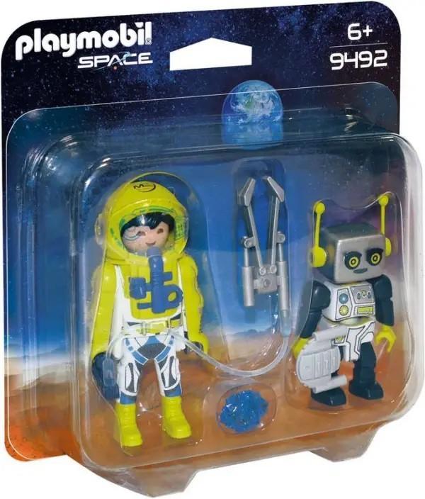 Playmobil DuoPack Astronaut en robot – 9492, Ophalen of Verzenden, Gebruikt